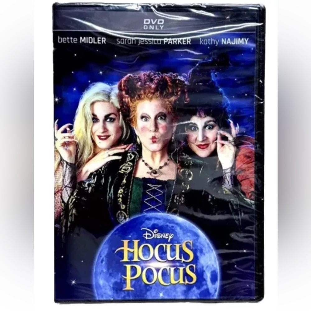 Hocus Pocus DVD 1993 Bette Midler Sarah Jessica Parker DISNEY ~NEW!!